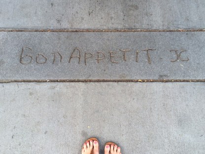 One of our summer adventures - visiting the market that Julia Child frequented while she lived in Cambridge, Massachusetts. Bon Appetit!