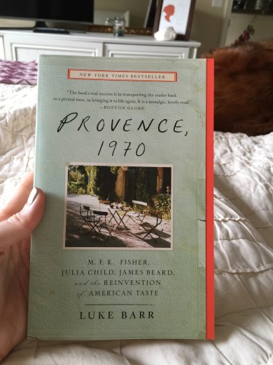 My current read, because I can always use more Julia Child in my life. 